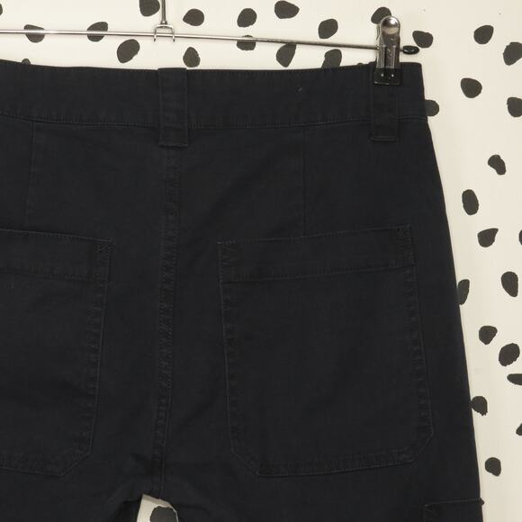 Vince Navy Blue Military Utility Style Cropped  Pants - Picture 6 of 10